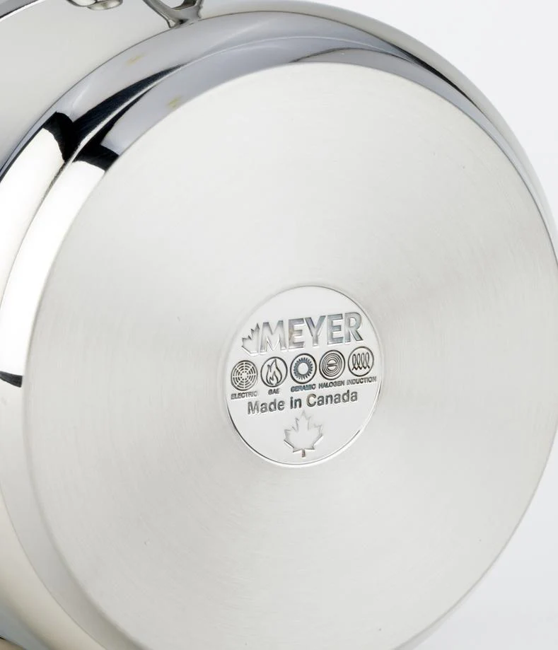 Meyer Accolade Stainless Steel 28cm/11" Everyday Pan Non Stick Skillet with cover, Made in Canada - Image 5